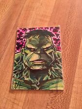 2022 SKYBOX MARVEL MASTERPIECES INCREDIBLE HULK 1/1 SKETCH BY ARTIST JOHN CZOP picture
