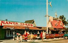  c1950s Santa's Trading Post - Santa Claus, California Postcard (G) picture