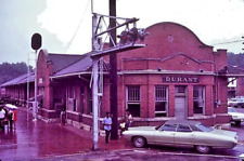 STATION @ DURANT, MS_AUG 1971__ORIGINAL TRAIN SLIDE picture