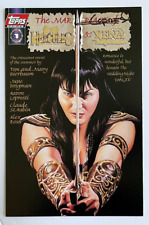 Marriage of Hercules and Xena 1 Alex Ross Gold Variant Signed Aaron Lopresti NM picture