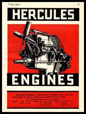 1927 Hercules Engines Model O OX K L G TX TXA TXO Automobile Motors Print Ad picture