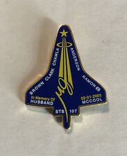NASA PIN vtg STS-107 - Space Shuttle COLUMBIA final mission flight enamel picture