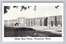 Thomaston ME-Maine, Black & White Picture State Prison, Vintage Postcard picture