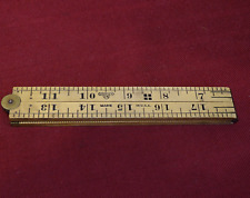 Stanley Four Square  Folding Boxwood Ruler Excellent Original Condition picture