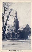 Baptist Church Holley New York ~ 1920s reproduced photo postcard picture