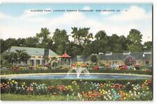 Postcard Audubon Park, Looking toward clubhouse, New Orleans, LA VTG VPC01. picture