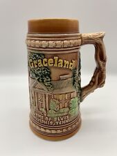 Vintage Home of Elvis Presley Graceland Ceramic Beer Stein Made in Japan picture