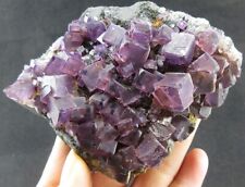 389g red/purple Fluorite crystal cube mineral specimen,Yunnan,China picture