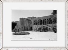 1898 Photo Syria. Damascus. Court in typical Damascus home. Location: Damascus, picture