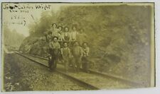1912 Railroad Workers Photograph Picture, John Calvin Wright 