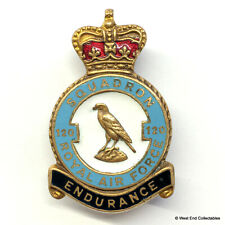 1950s RAF 120 Squadron Enamel Brooch Badge - Royal Air Force QC picture