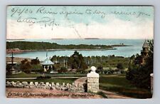 Camden ME-Maine, Norumbega Grounds, Shermans Point, Vintage Souvenir Postcard picture