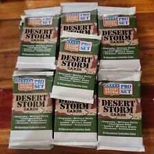Lot of 31 Packs of 1991 Pro Set Unopened Desert Storm Military Trading Cards.   picture