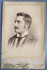 1890s MLB Louisville KY Native Fred Pfeffer Chicago Cubs Baseball Cabinet Card picture