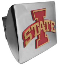 iowa state gold plated chrome trailer hitch cover usa made picture