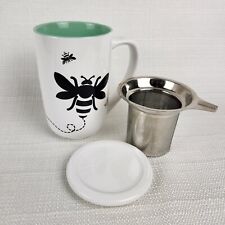 David's Tea Nordic Mug Color Changing Honey Bee Design With Infuser  picture