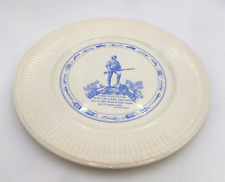 Wedgwood England Bicentennial Issue Plate 1975 Minute Man Statue Lexington, MA. picture