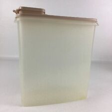 Tupperware Large Cereal Dry Food Keeper Storage Container Beige Lid Vintage  picture
