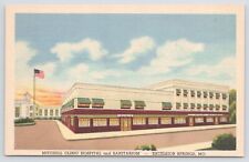 Linen~Mitchell Clinic Hospital~Excelsior Springs Missouri~Colortone~Vintage PC picture