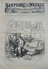 1881 Harper's Weekly Journal Magazine January 8, Thomas Nast, Illustrations picture