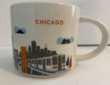STARBUCKS 2015 Chicago You Are Here Collection Coffee Tea Mug Cup 14oz picture