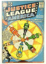 VINTAGE 1961 DC JUSTICE LEAGUE OF AMERICA COMIC NO#6 THE WHEEL OF MISFORTUNE picture