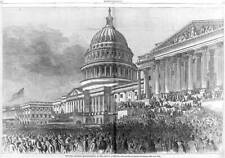 Photo:President Lincoln's second Inauguration at the Capitol picture