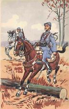 French Dragoons Cavalry WWI France postcard picture