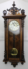 Antique Twin Weight Regulator Wall Clock Regulatorfabrik Germania 1896, Serviced picture