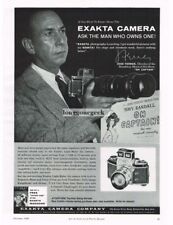 1958 Exakta Light Meter IIa 35mm Viewfinder Camera Jose Ferrer Vintage Print Ad  picture