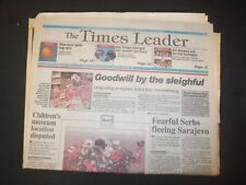 1995 DEC 23 WILKES-BARRE TIMES LEADER - FEARFUL SERBS FLEEING SARAJEVO- NP 7586 picture