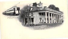 Vintage Postcard- Electric Flyer & Washington Mansion. Unpostd 1905 picture