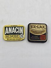 Vintage Ex-Lax Tin + Anacin Pain Relief Tin picture