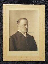 c.1900 Lge Cabinet Card - Distinguished Older Man - Elliott V. Fry, Baker Street picture