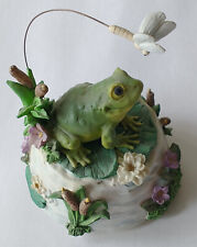 The San Francisco music box Forest friends Frog figurine picture