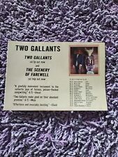 TPGM28 ADVERT 5X8 TWO GALLANTS : 'THE SCENERY OF FAREWELL' picture