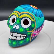 Mexican Pottery Skull Folk Art 2.5