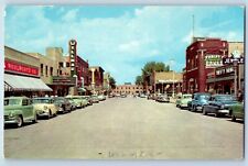 Wilmar Minnesota MN Postcard Street Scene Exterior Building Road c1965 Vintage picture
