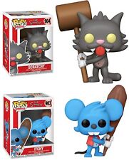 Funko Pop Animation The Simpsons Itchy And Scratchy 903 904 Vinyl Toy Figure SET picture