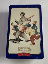 Tin Snickers Norman Rockwell Kids & Postman 1996 Limited Edition Circa 1949 picture