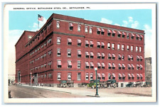 c1950's General Office Bethlehem Steel Co. Bethlehem Pennsylvania PA Postcard picture