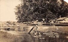 J40/ Atwood Indiana RPPC Postcard c1940s Beachwood Park Hoffman Lake  7 picture