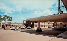 INDIANAPOLIS Travel Lodge WEST 97 fire-proof Accommodations POSTCARD c1960s CARS picture