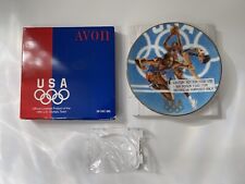 Avon Team USA Olympics Commemorative Plate 22k Gold Officially Licensed 1996 picture