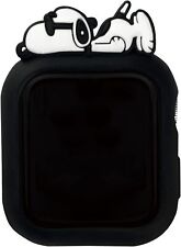 Peanuts Snoopy Apple Watch 41/40mm Compatible Silicone Case Black Joe Cool picture