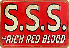 Metal Sign - 1912 S.S.S for Rich Blood -- Vintage Look picture