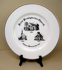 Vintage First Presbyterian Church Plate Cheyenne Wyoming 1994 Religious picture