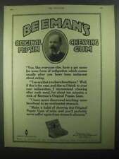 1918 Beeman's Original Pepsin Gum Ad picture