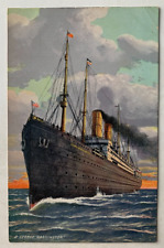 c 1900s Ship Postcard North German Lloyd Steamer George Washington Norddeutscher picture