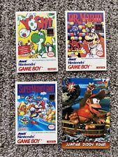 1993 Nintendo Gameboy Tips Trading Cards Lot Of 4 Yoshi Dr Mario Super Marioland picture
